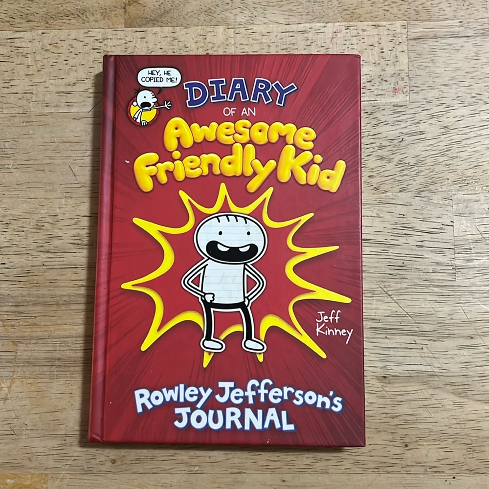 Diary of an Awesome Friendly Kid Rowley Jefferson's Journal by Jeff Kinney